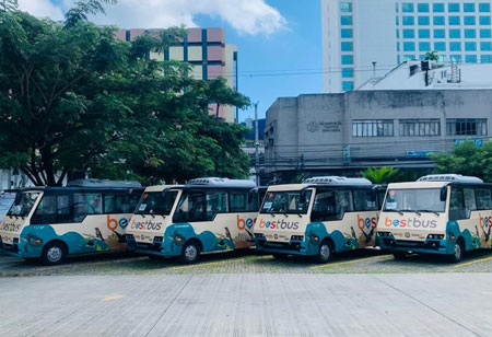 China Dynamics Rolls Out Electric Buses in Davao, Philippines