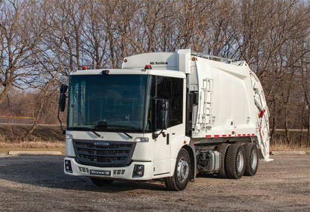 Fully Electric Mack LR Refuse Demonstration Model Unveiled at WasteExpo 2019